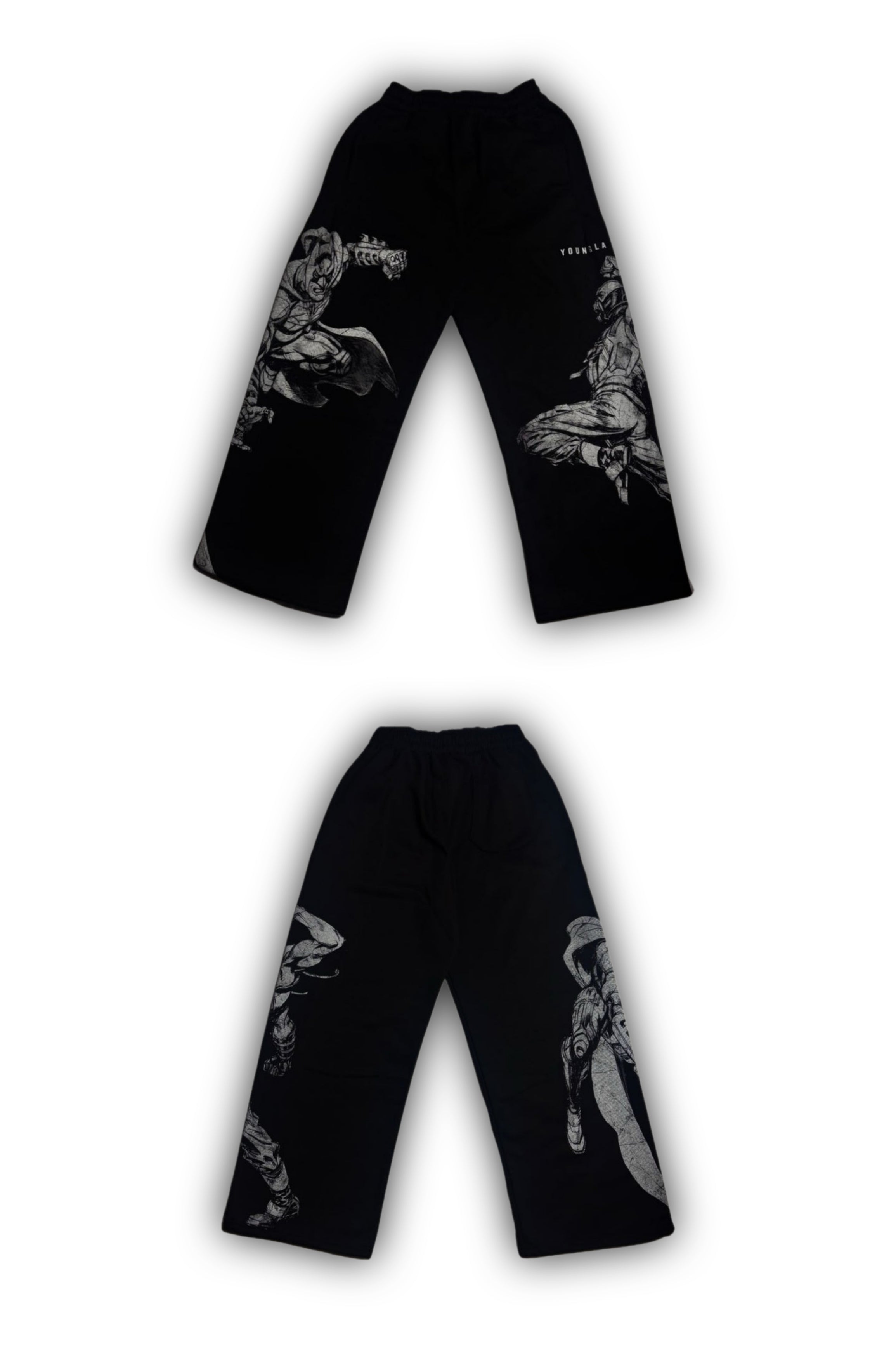 Pants Baggy 02 - Black Fight