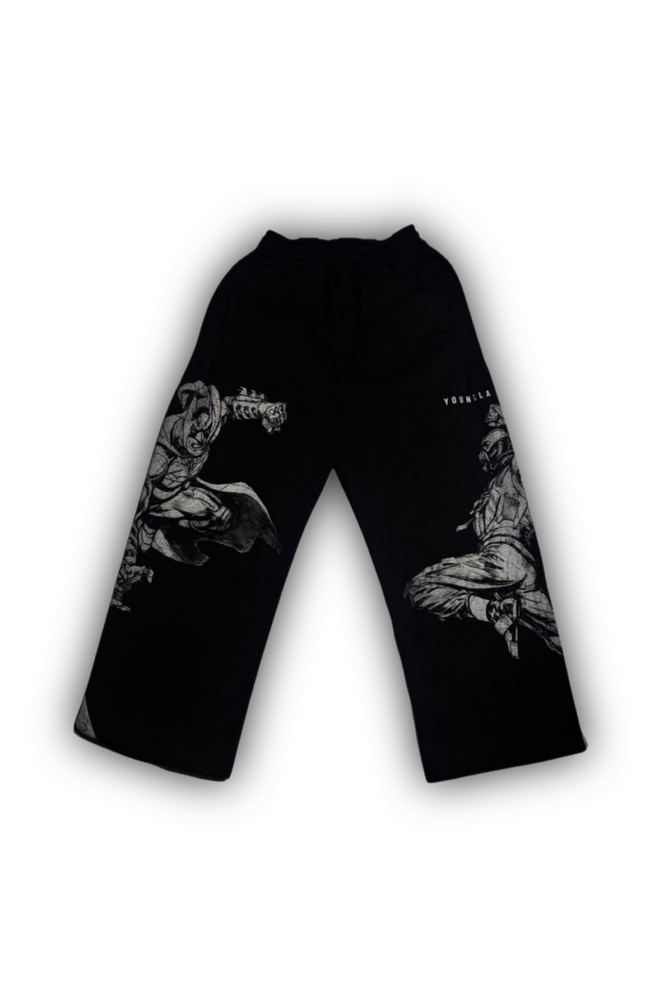 Pants Baggy 02 - Black Fight